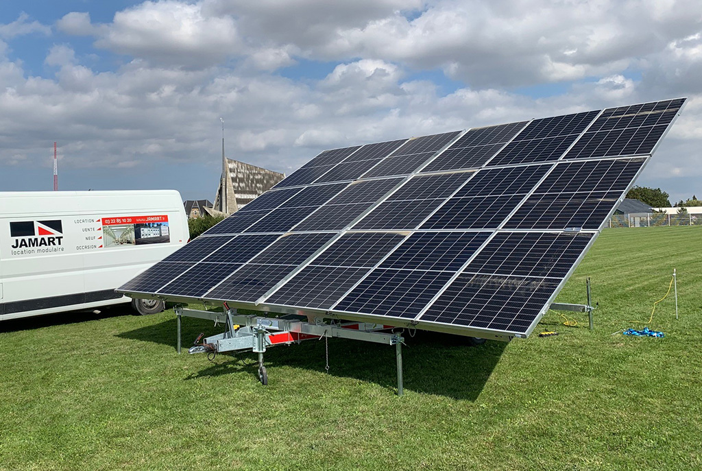 Solar trailer rent event