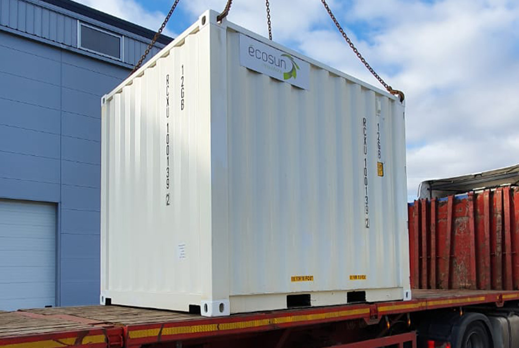 solar and storage container