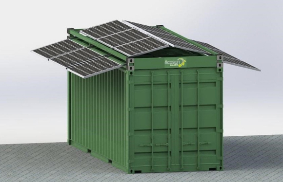 photovoltaic frame container