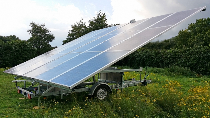 Rental Trailer-Watt® solar panels trailer