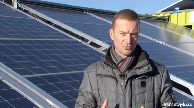 France 3-Reportage über die mobile Solaranlage Mobil-Watt