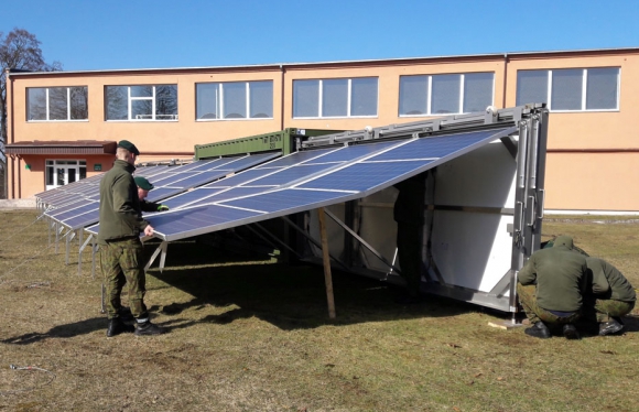 mobil watt container solar energy power