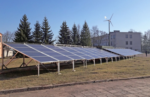 gerador solar híbrido turbina eólica