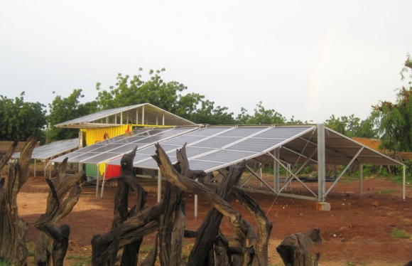 providing electricity isolated area solar power