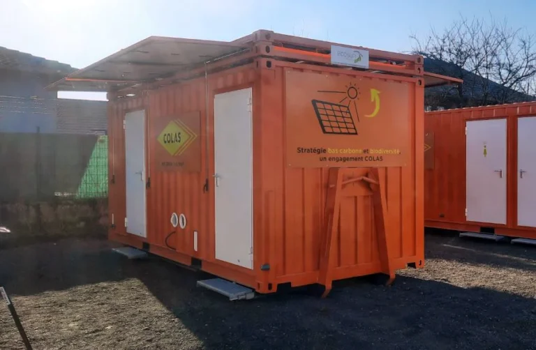 COLAS - Frame-Watt® et Solar Hybrid Box® pour électrification autonome de chantiers BTP