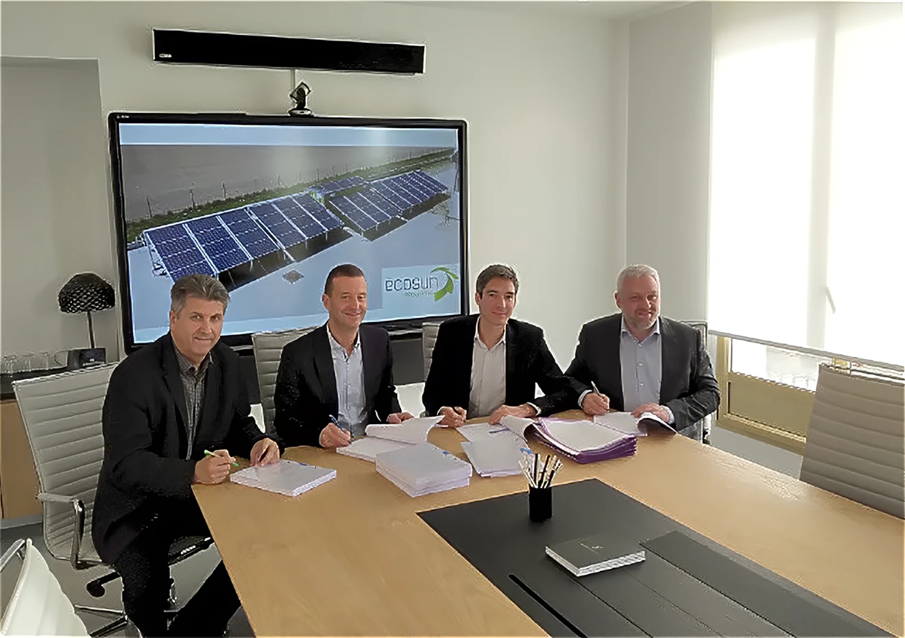 Signature avec EDF entré au capital d'EDF