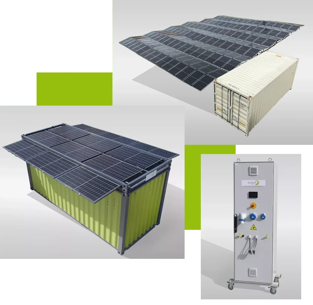 Mobil-Grid®, cadre solaire Frame-Watt® et Solar Hybrid Box®