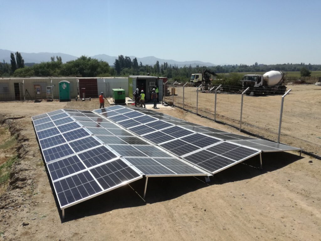 Mobil-Grid® to power a construction site in Chile