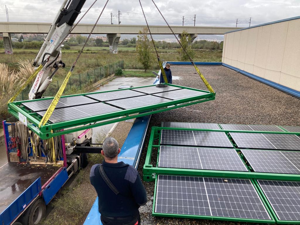 Frame-Watt® solar frame rental in Spain