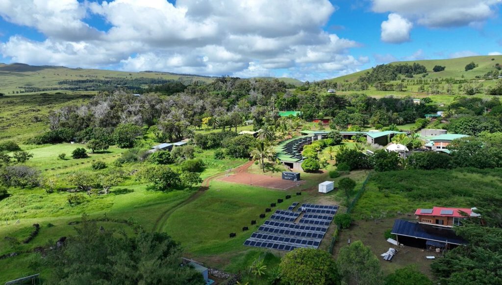Projet FASEP électrification d'une école sur l'Île de Pâques